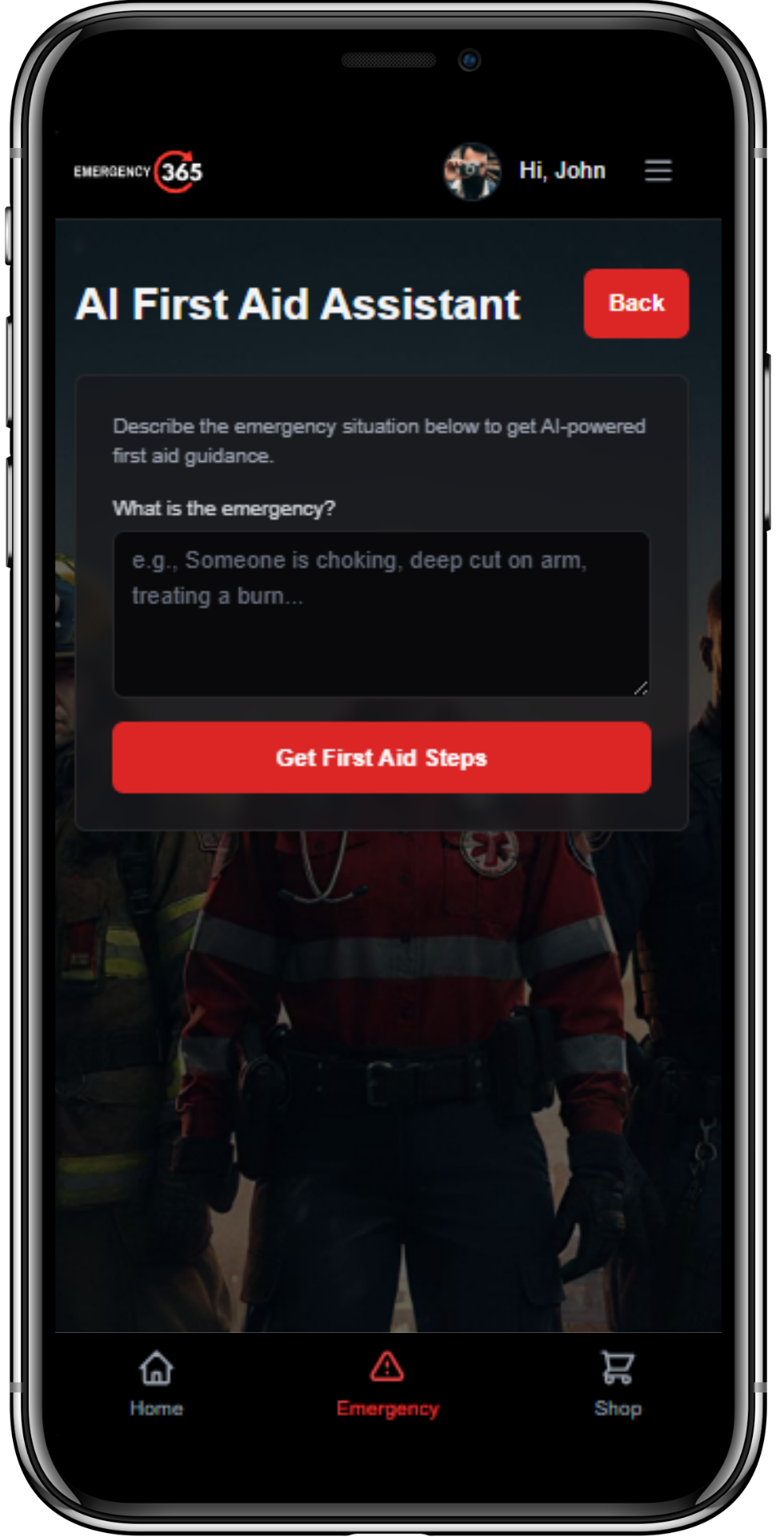 Emergency365 Mobile App First Aid